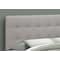Monarch Specialties Bed, Headboard Only, Queen Size, Bedroom, Upholstered, Linen Look, Grey, Transitional I 6003Q - alternate 2